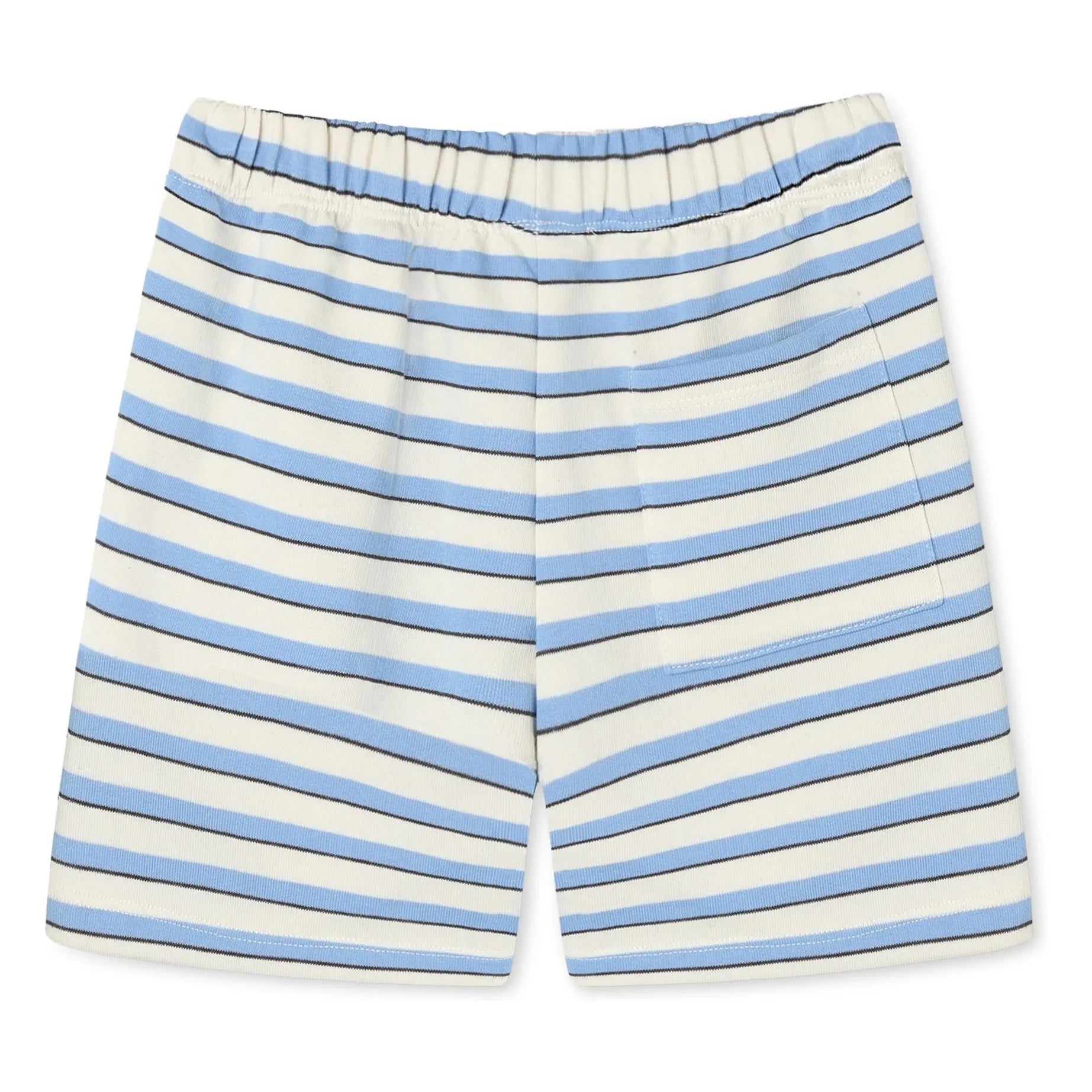 Fliink - Alvin Striped Organic Cotton Shorts | Light blue