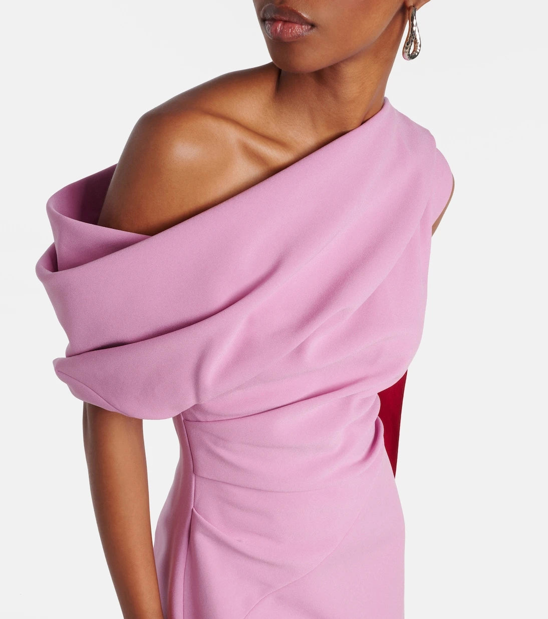 Roksanda - Maite caped draped midi dress