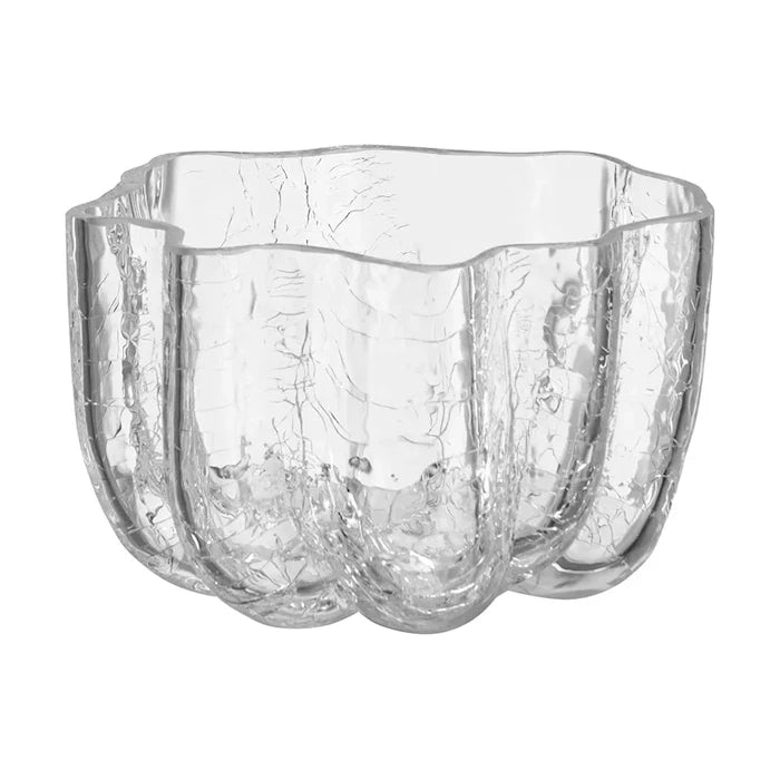 Декоративен свещник Kosta Boda Crackle 5,8 cm