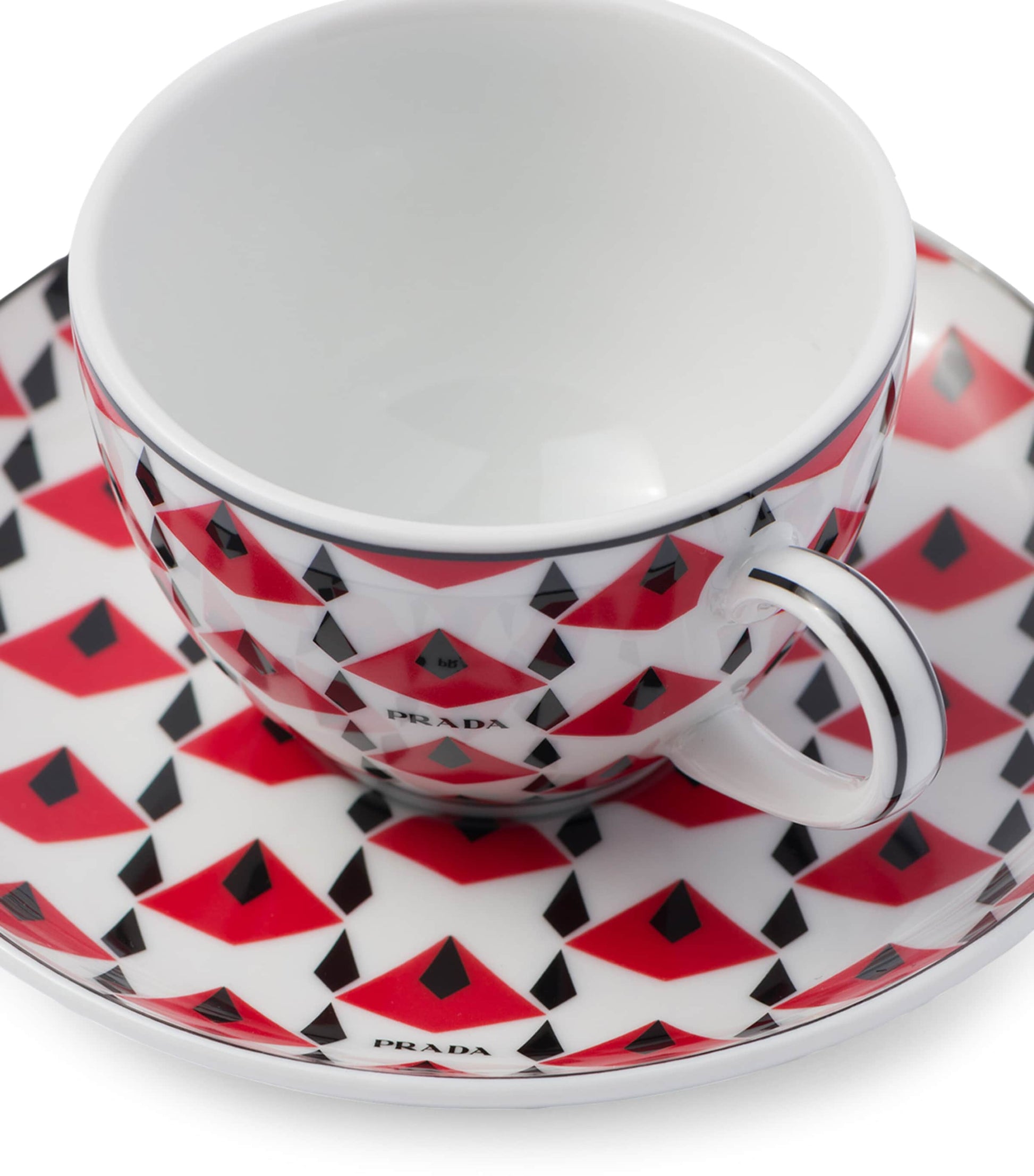 Prada Vienna Coffee Cup and Saucer (Set of 4)