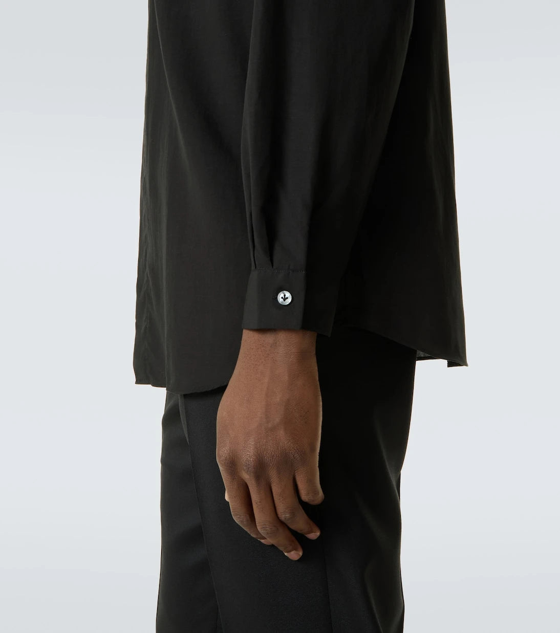 Lardini - قميص من التنسل والكتان