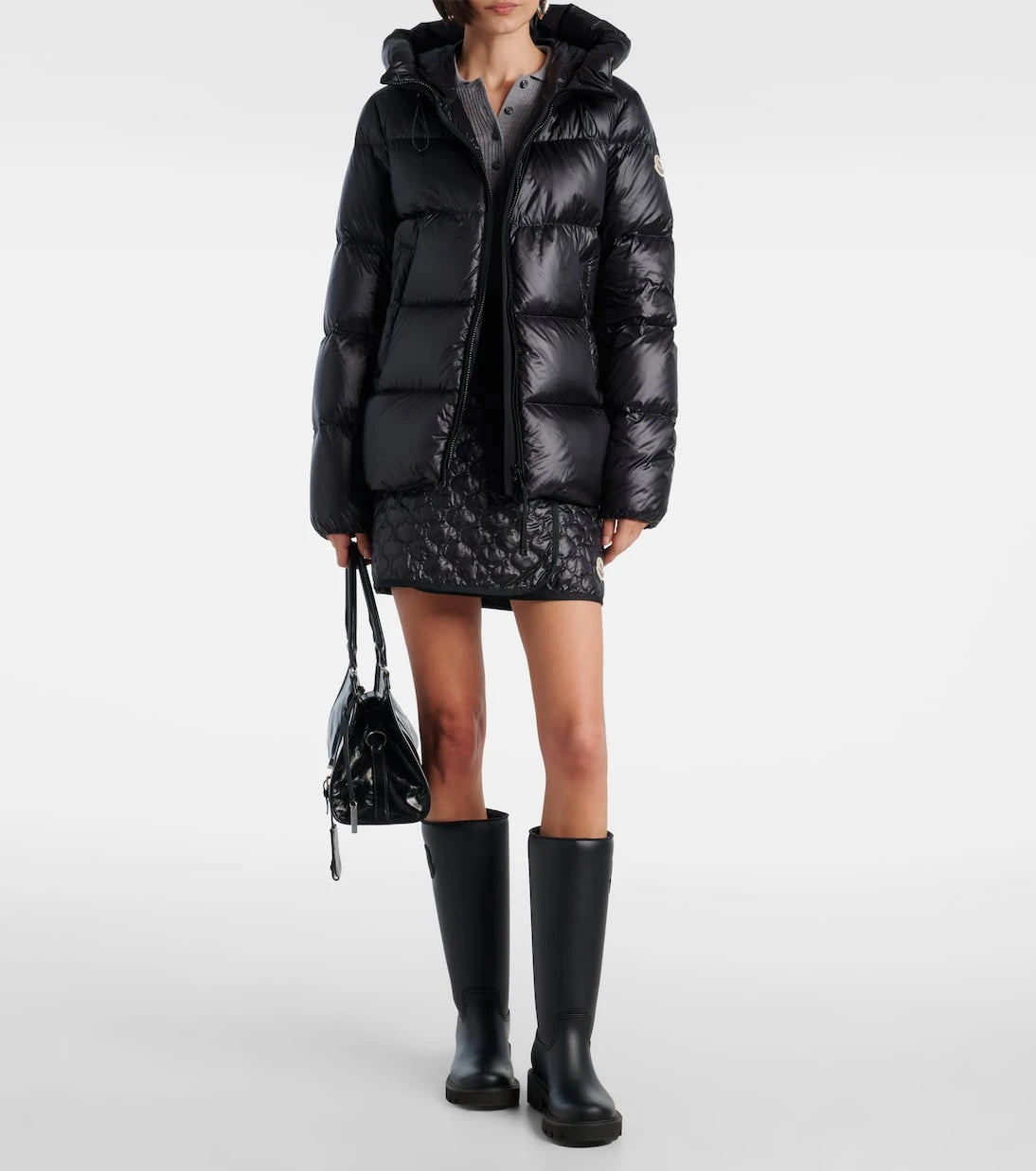 Moncler - Quilted wrap skirt