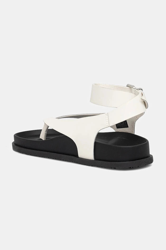 Кожени сандали Tommy Jeans TJW ANKLE STRAP SANDAL