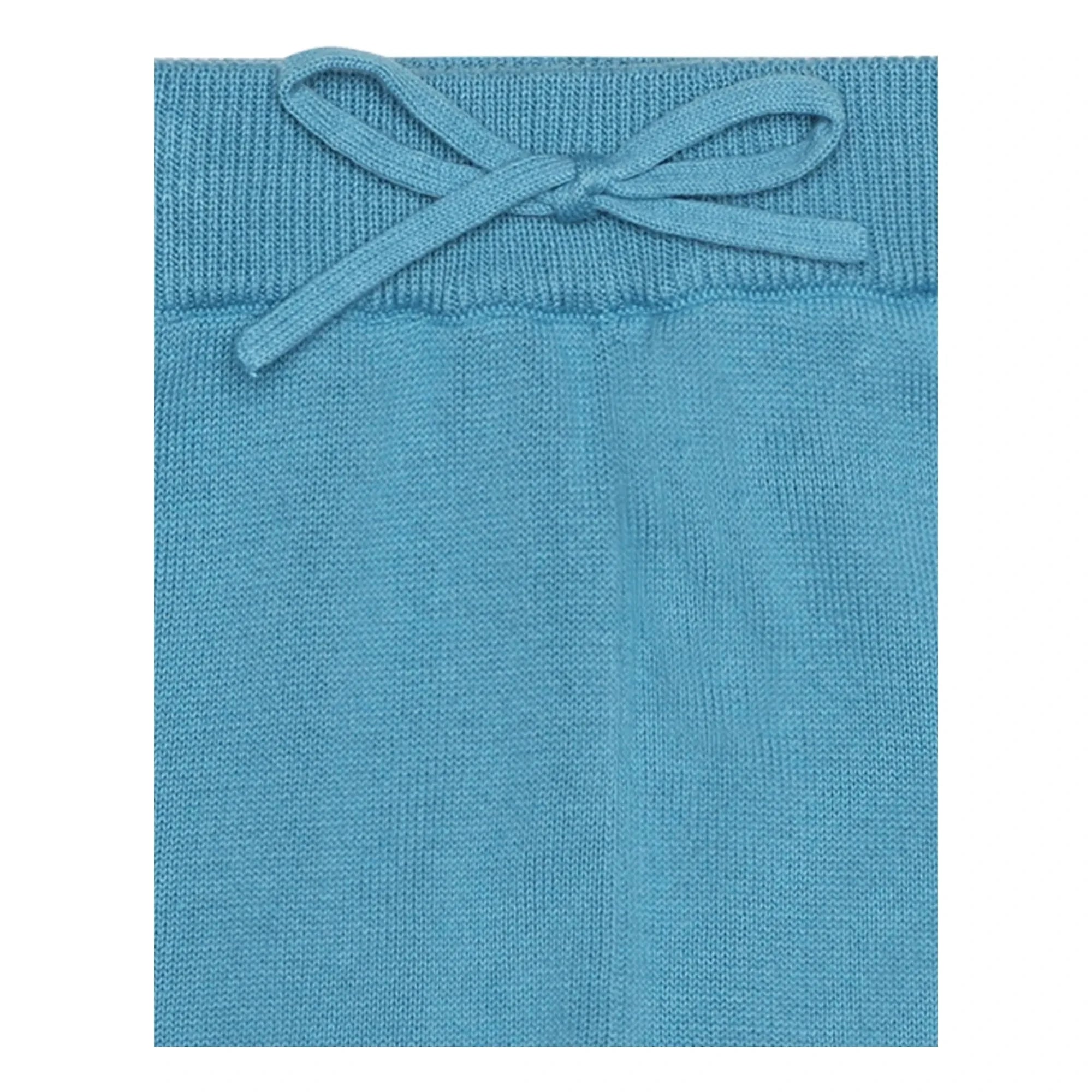 FUB - Organic cotton knit pants | Azure blue