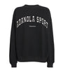 Adanola Black Organic Cotton Logo Sweatshirt