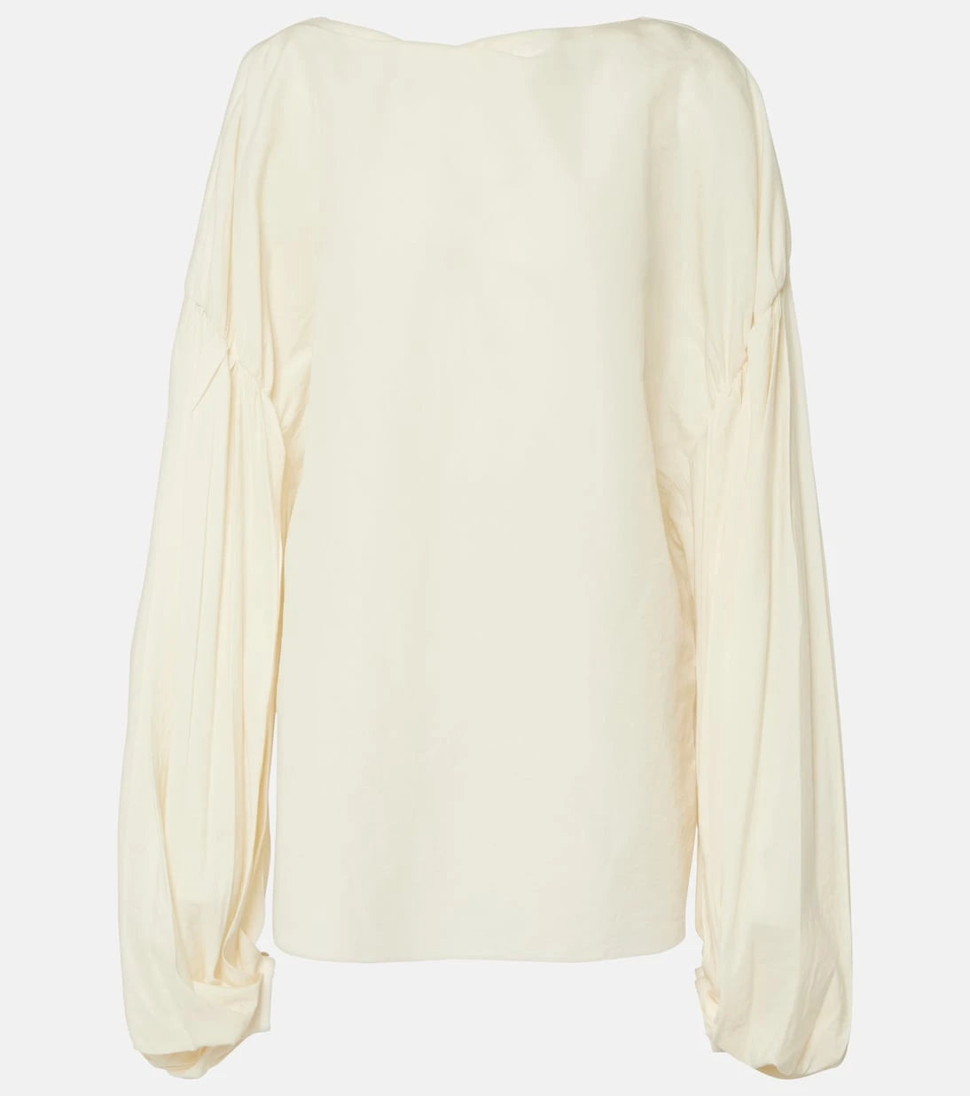 Khaite - Quico silk and cotton organza top