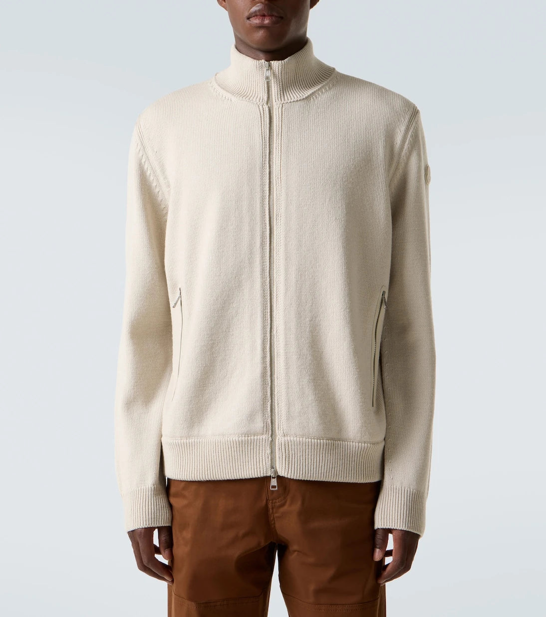Moncler - Wool zip-up sweater