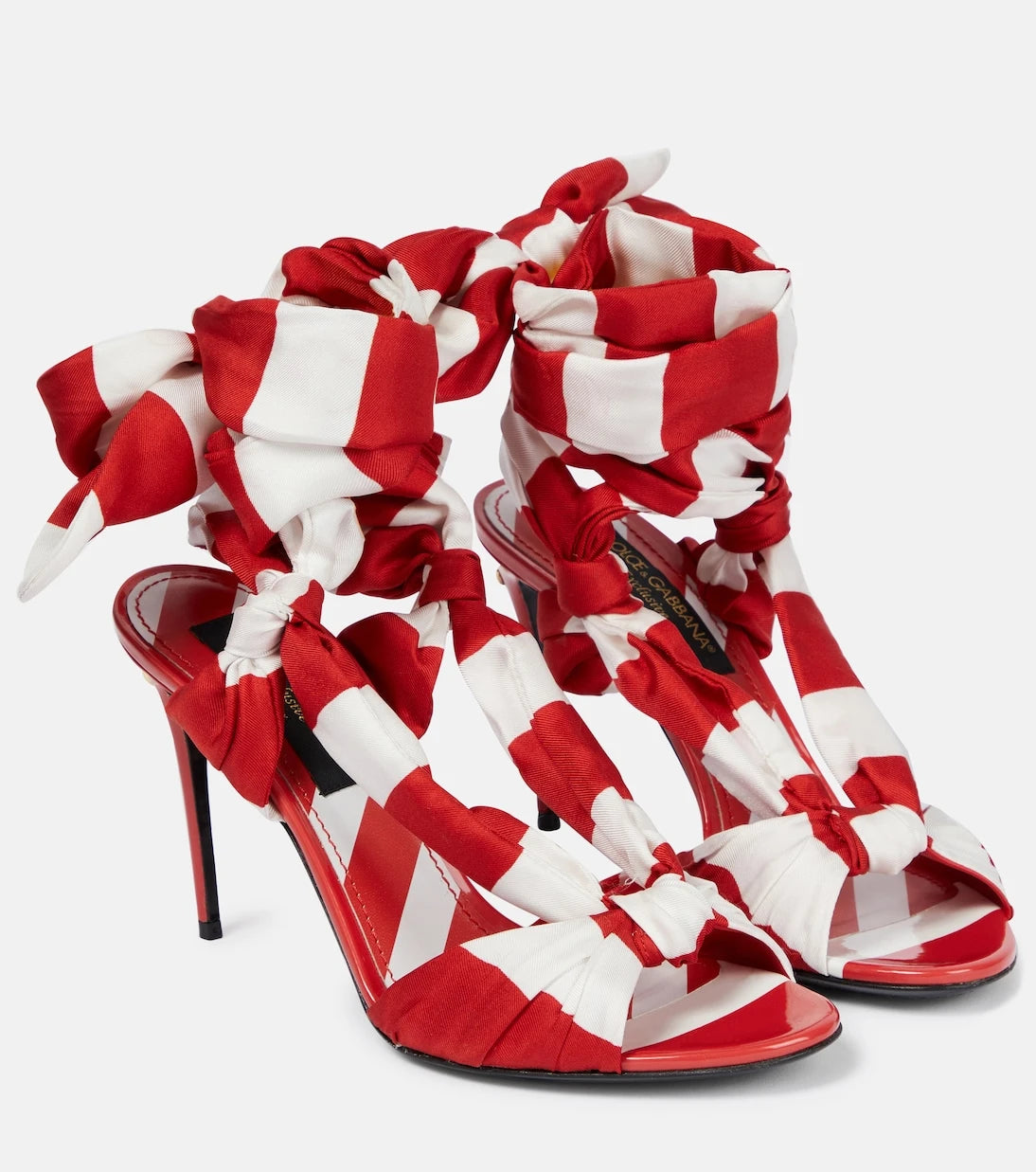 Dolce&Gabbana - Portofino 105 striped sandals