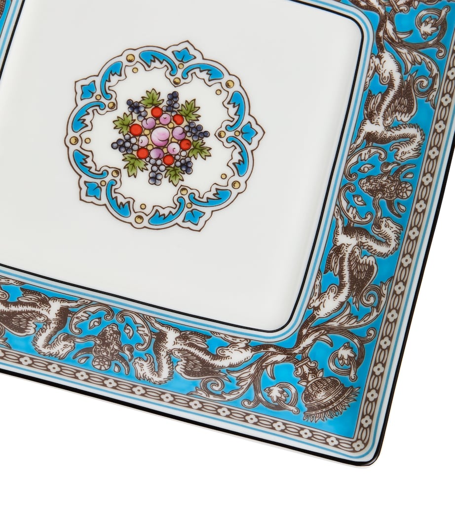 Florentine Turquoise Square Tray (14cm)