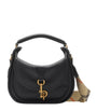 Burberry Small Calf Leather B Clip Messenger Bag