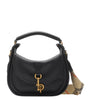 Burberry Small Calf Leather B Clip Messenger Bag