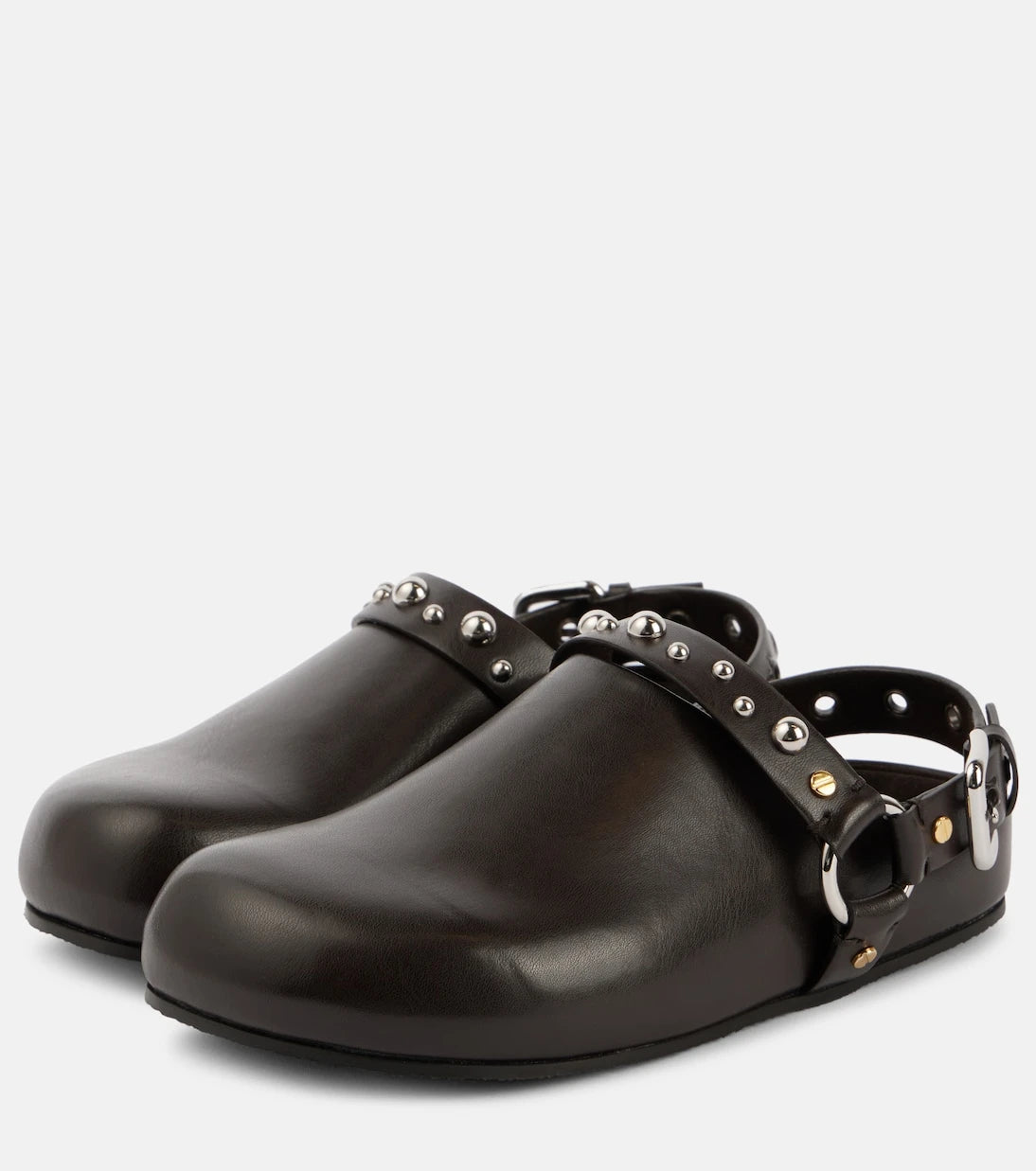Stella McCartney - Elyse studded faux leather clogs