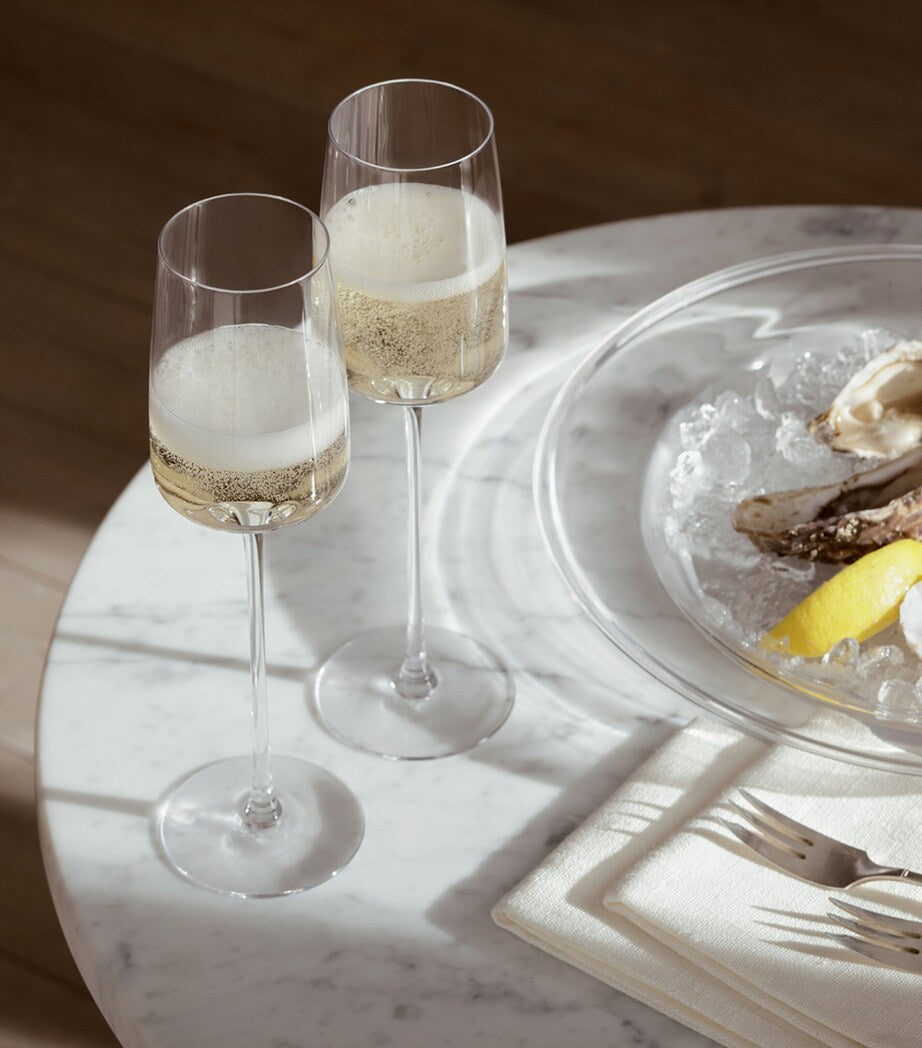 Set of 4 Metropolitan Champagne Flutes (230ml)