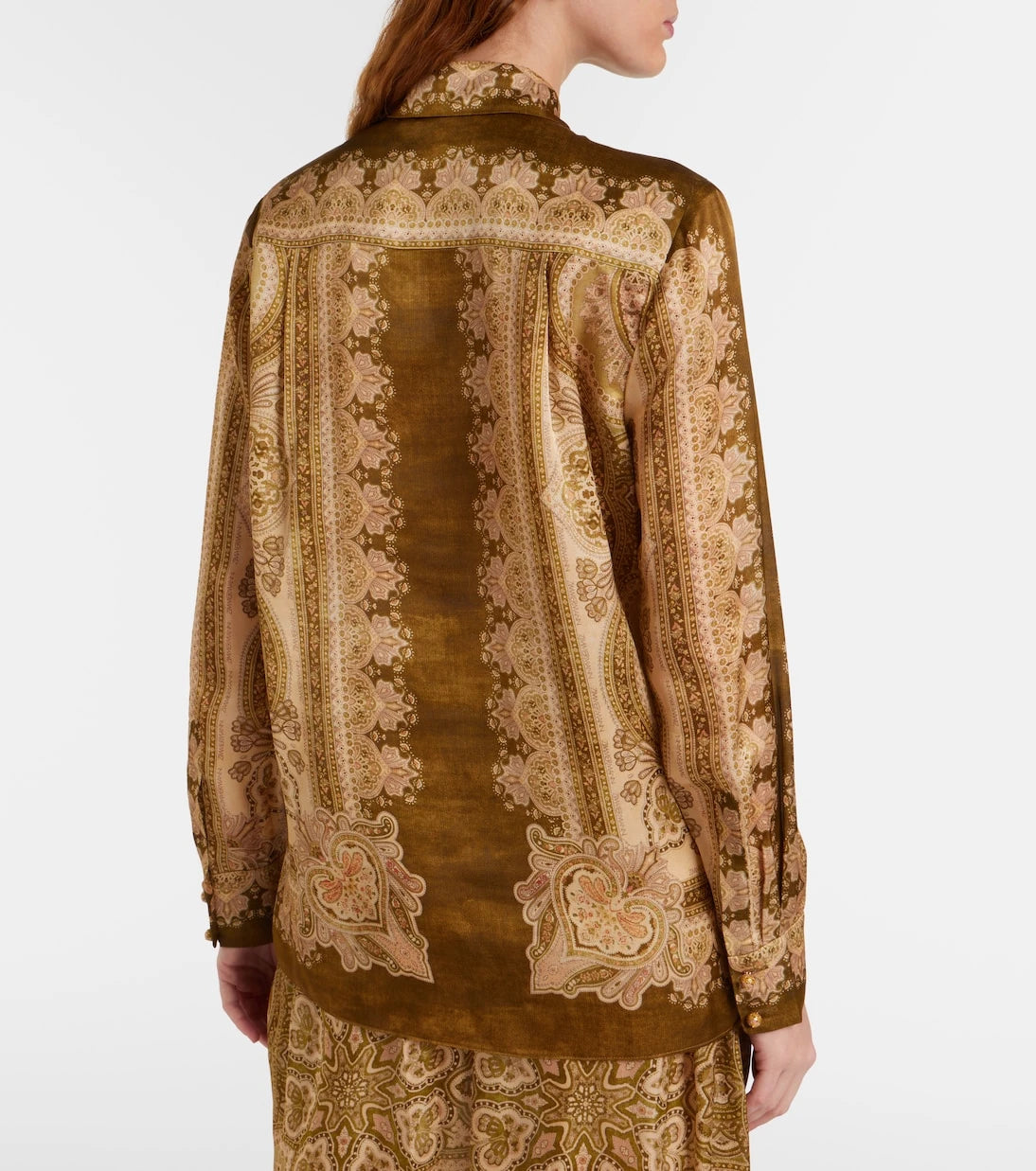 Zimmermann - Luna paisley silk satin shirt
