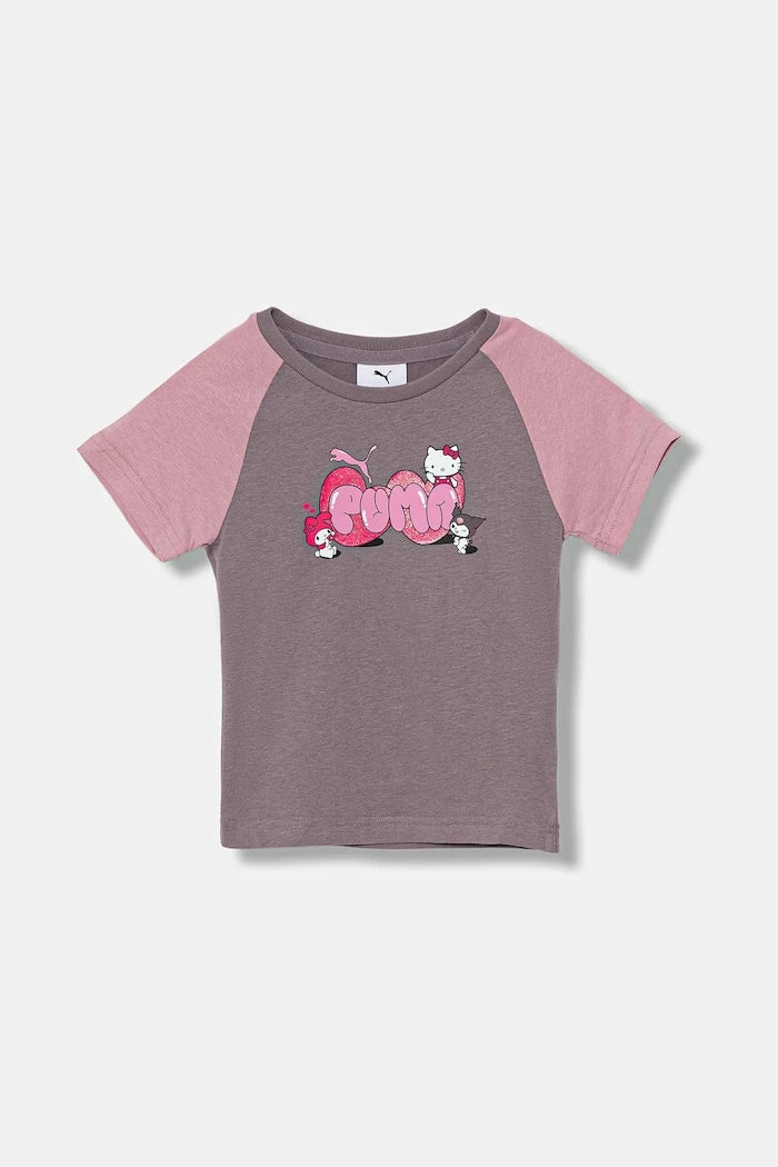 Puma PUMA X HELLO KITTY & FRIENDS Slim Tee Çocuk Pamuklu Tişört