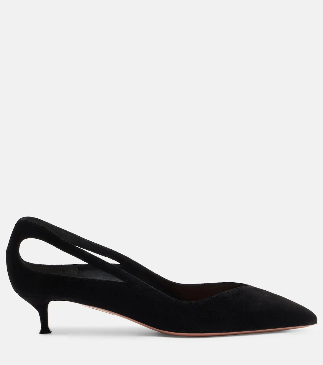 Aquazzura - حذاء شيفا 30 المدبب من الشمواه