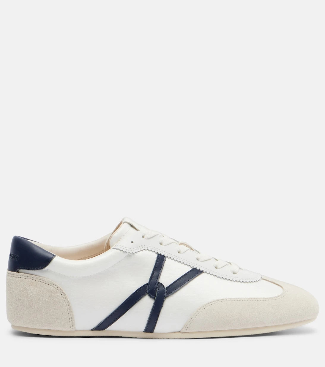 Veronica Beard - Leather-trimmed canvas sneakers