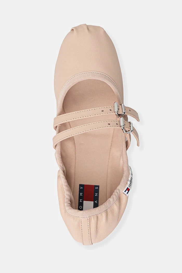 Кожени балеринки Tommy Jeans BALLERINA