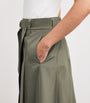 MAX&Co. Green Wrap Midi Skirt