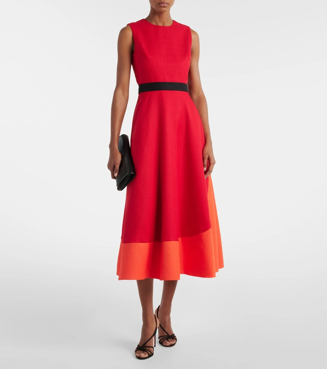 Roksanda - Mire colorblocked midi dress