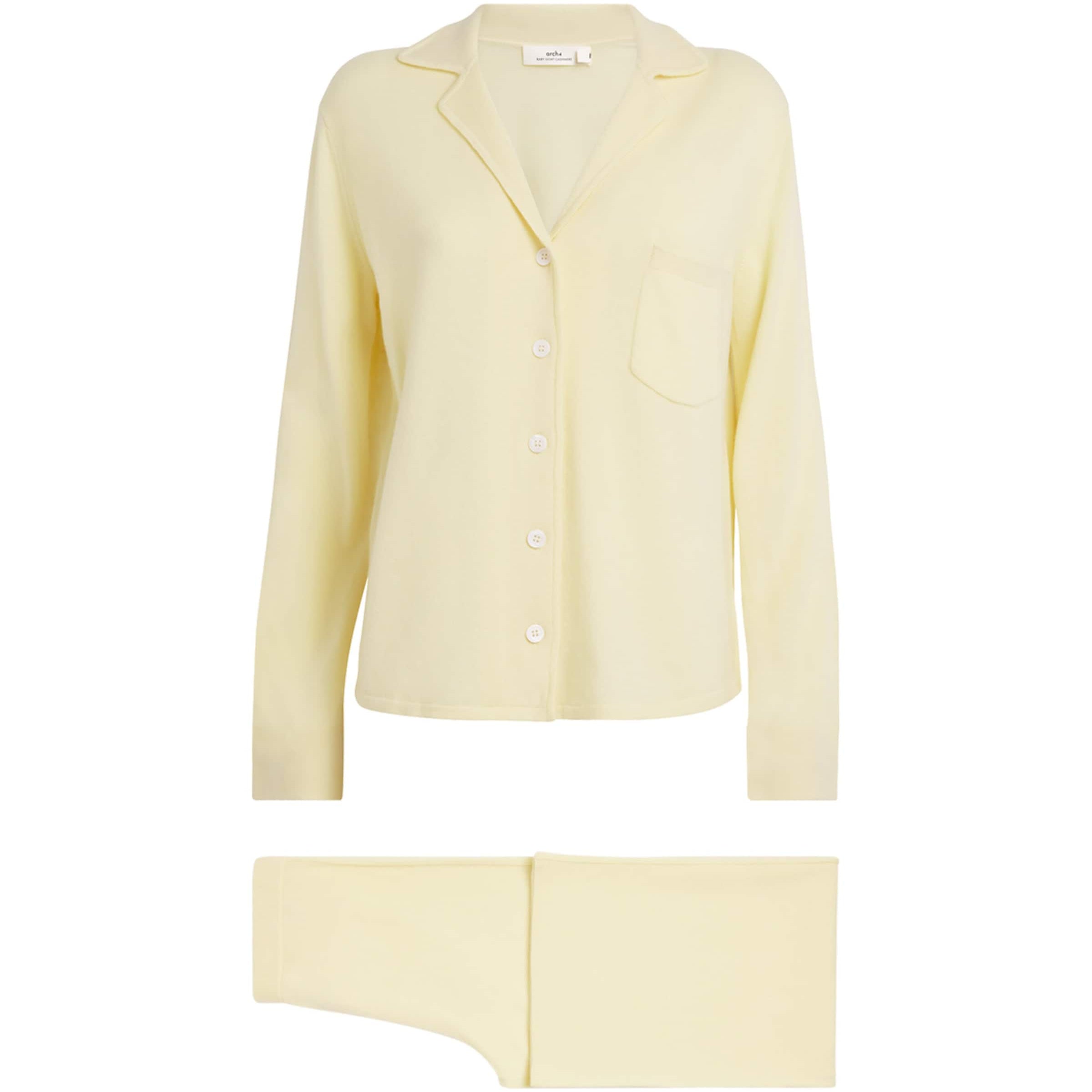 arch 4 Yellow Cashmere Spring Gardens Pyjama Set