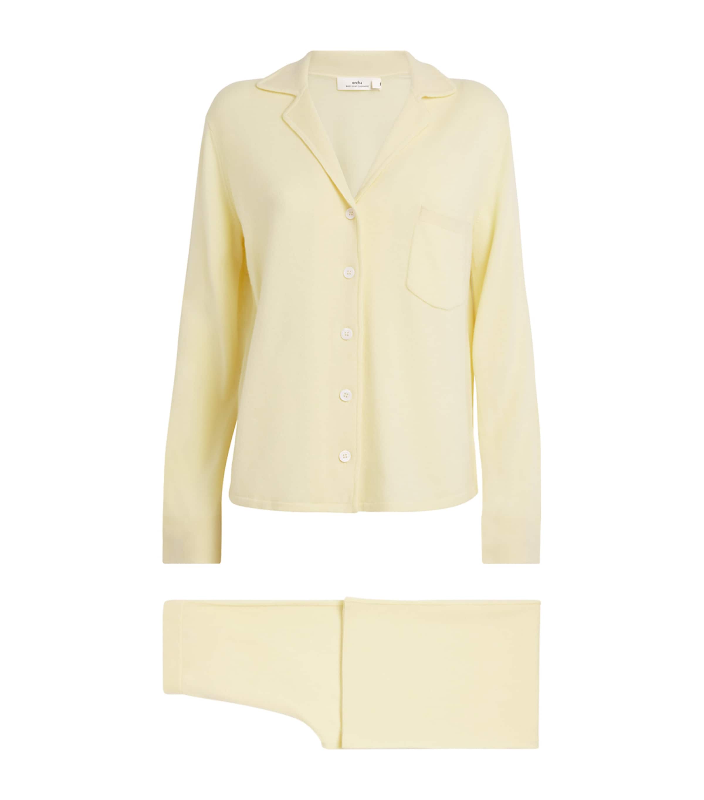 arch 4 Yellow Cashmere Spring Gardens Pyjama Set