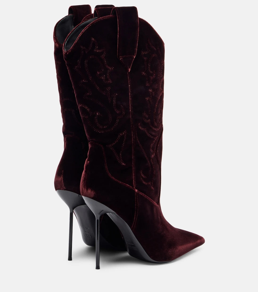 Paris Texas - Lidia 105 velvet mid-calf boots