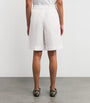 MAX&Co. White Nylon Elasticated Shorts