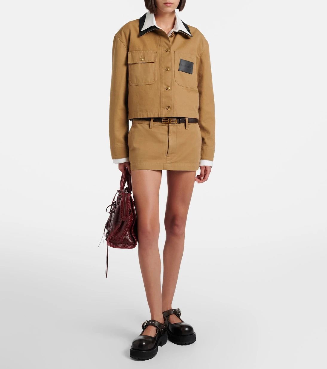 Balenciaga - Le City Medium leather top-handle bag