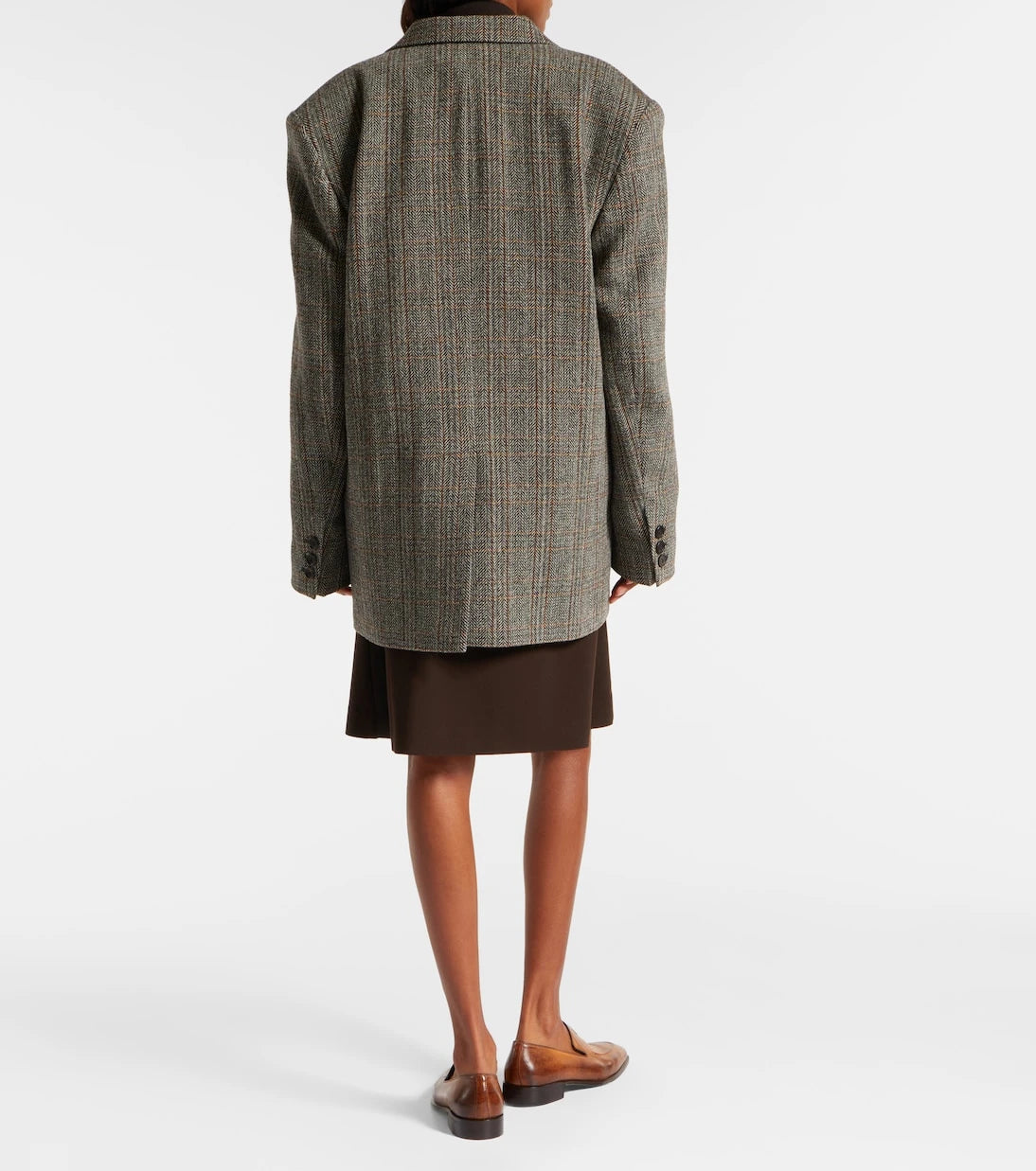 Miu Miu - Chevron virgin wool suit jacket