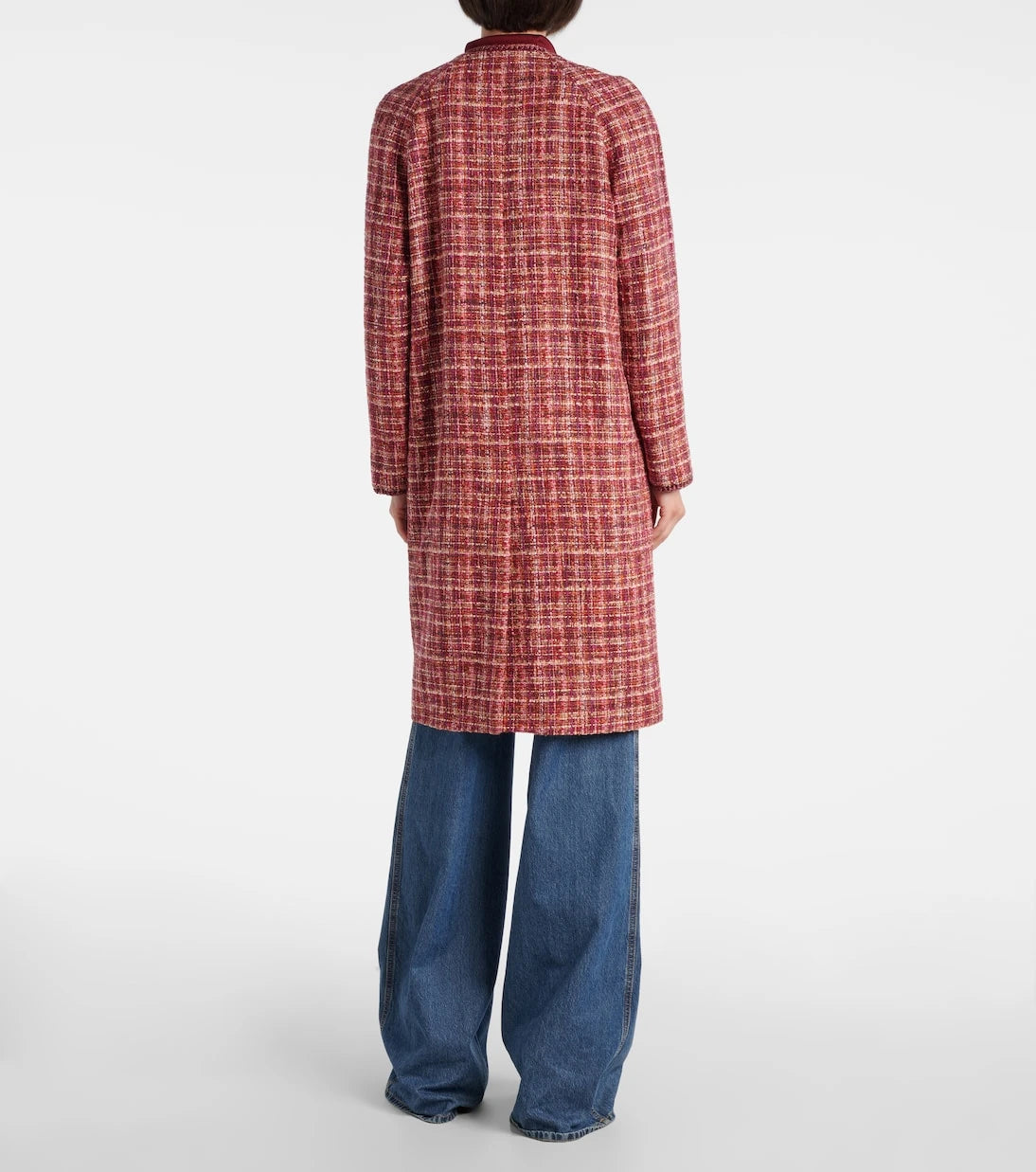 Etro - Checked cotton and wool-blend coat