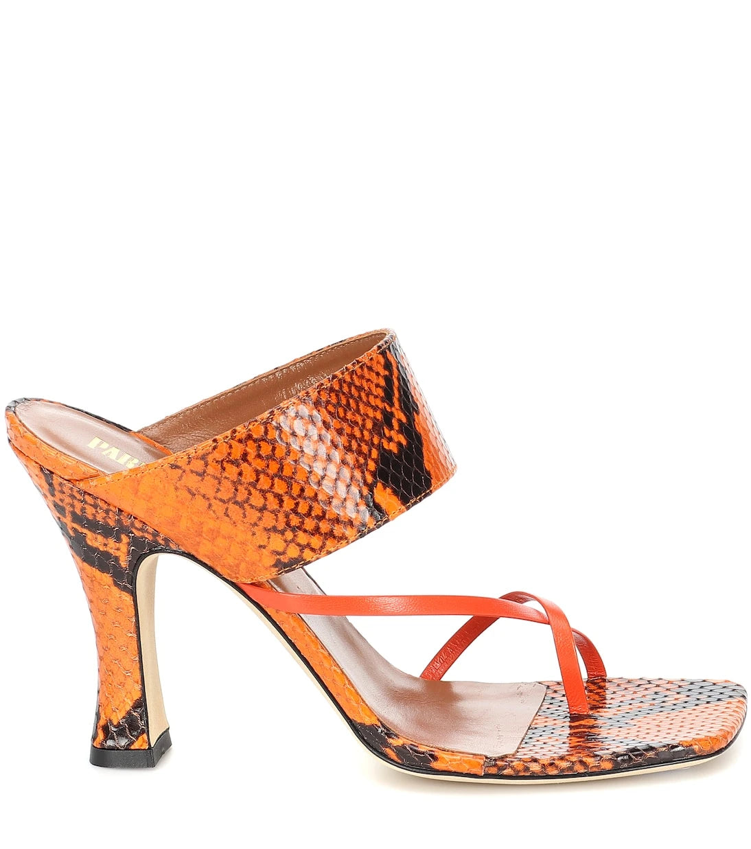 Paris Texas - Snake-effect-leather sandals
