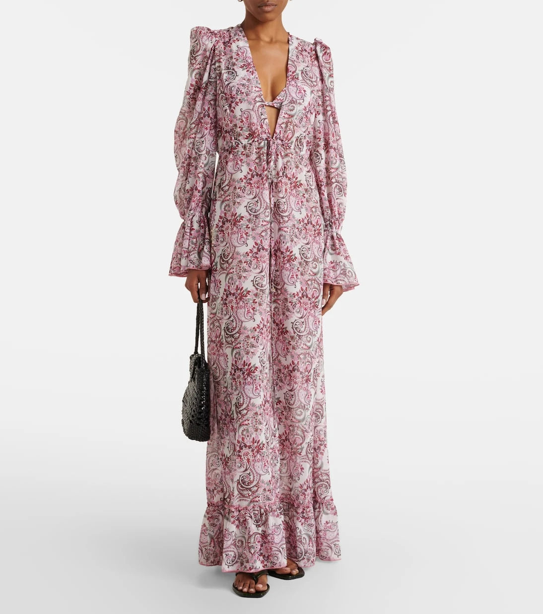 Bananhot - Berta paisley beach cover-up