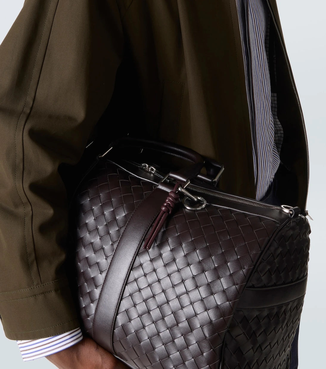 Bottega Veneta - ميدالية مفاتيح جلدية