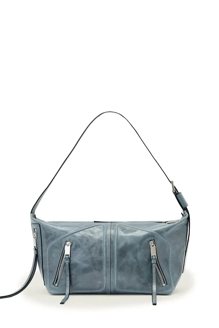 AllSaints чанта дамска от кожа JEAN