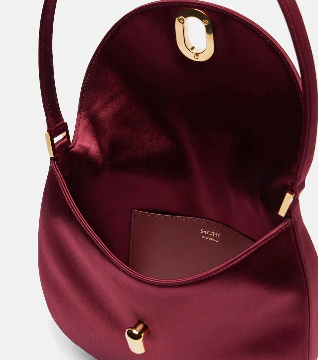 Savette - Tondo Small satin shoulder bag