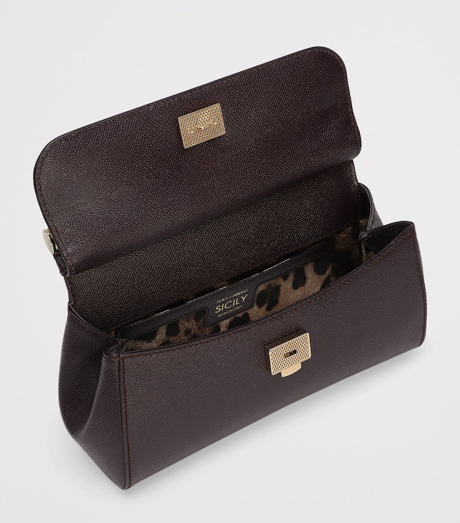 Multi Leather Sicily Top-Handle Bag