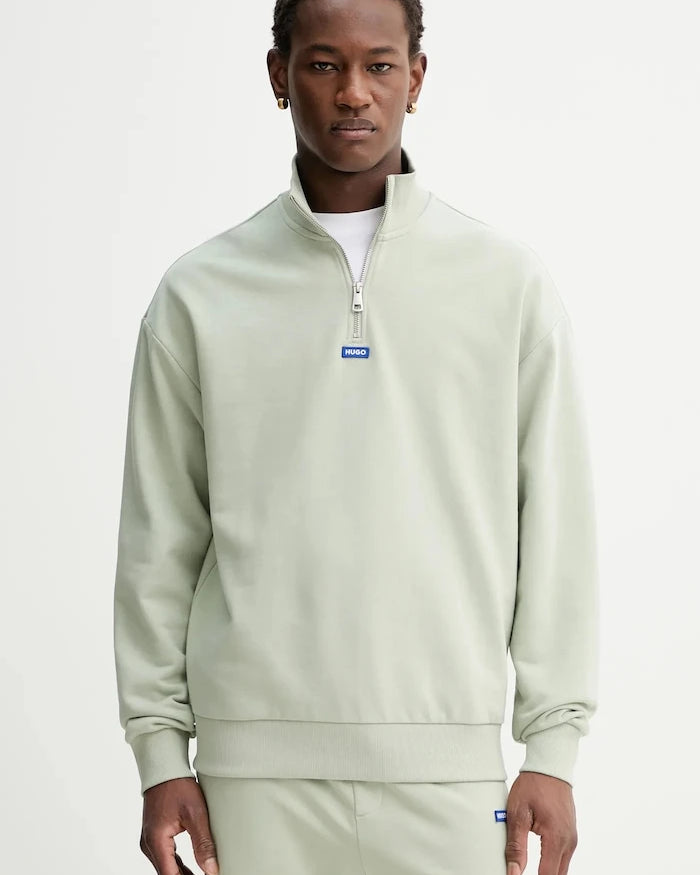 HUGO Blue Erkek Pamuklu Neeler Sweatshirt