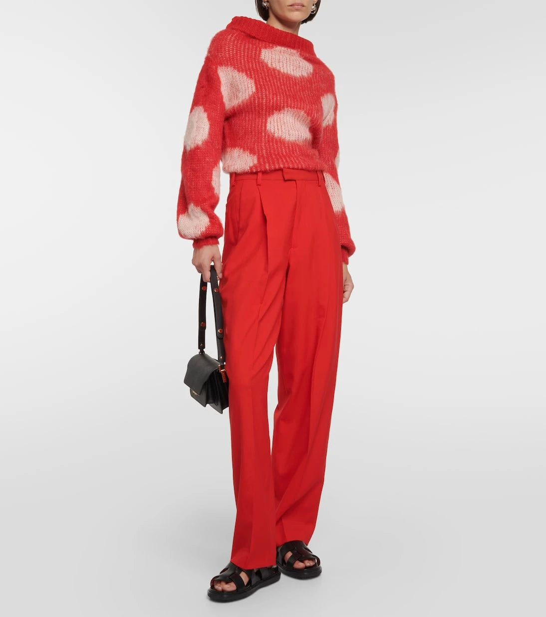 Marni - بنطلون صوف بقصة مستدقة