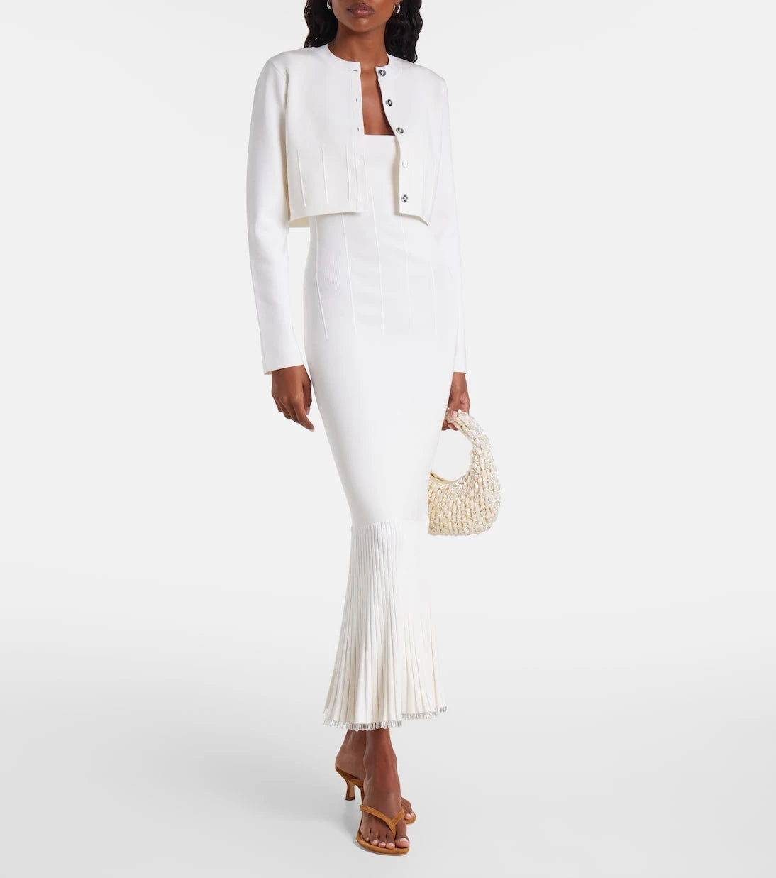 Galvan - Atalanta cropped cardigan