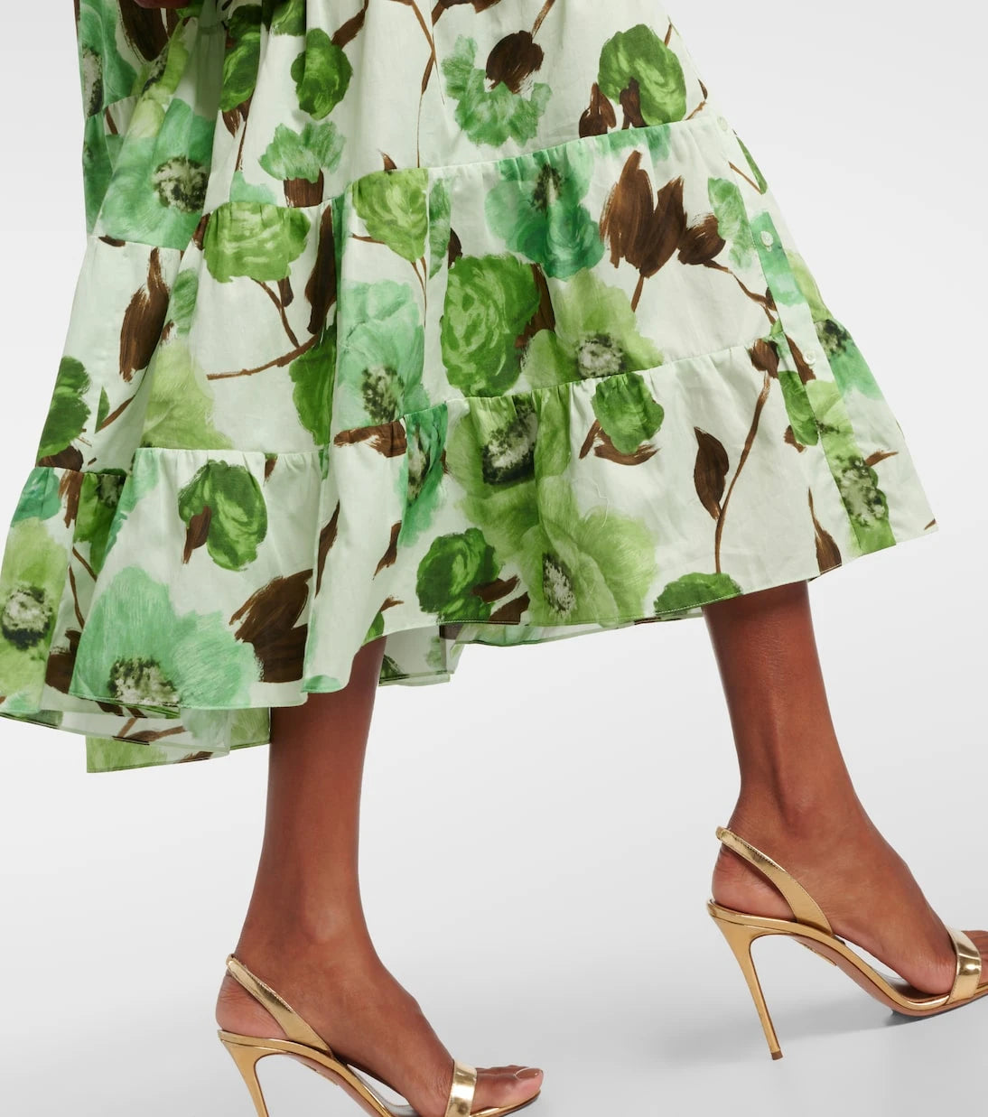 Erdem - Floral cotton shirt dress