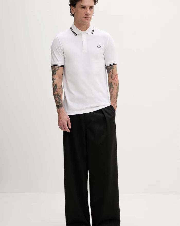 Fred Perry Twin Tipped Shirt Yakalı Pamuklu Tişört