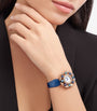 Rose Gold, Diamond, Topaz and Tanzanite Divas' Dream Watch 33mm