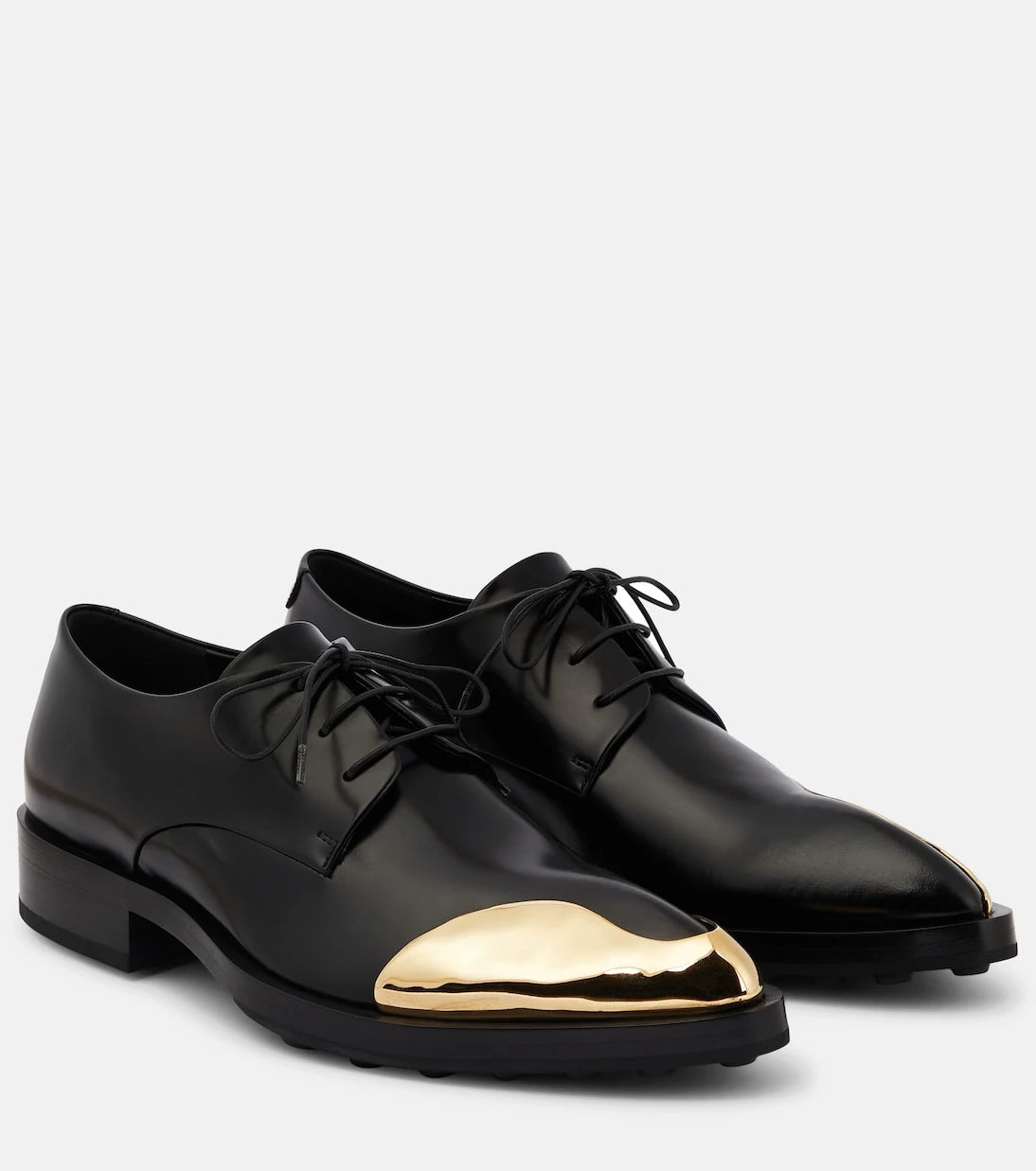 Jil Sander - Embellished leather Derby shoes