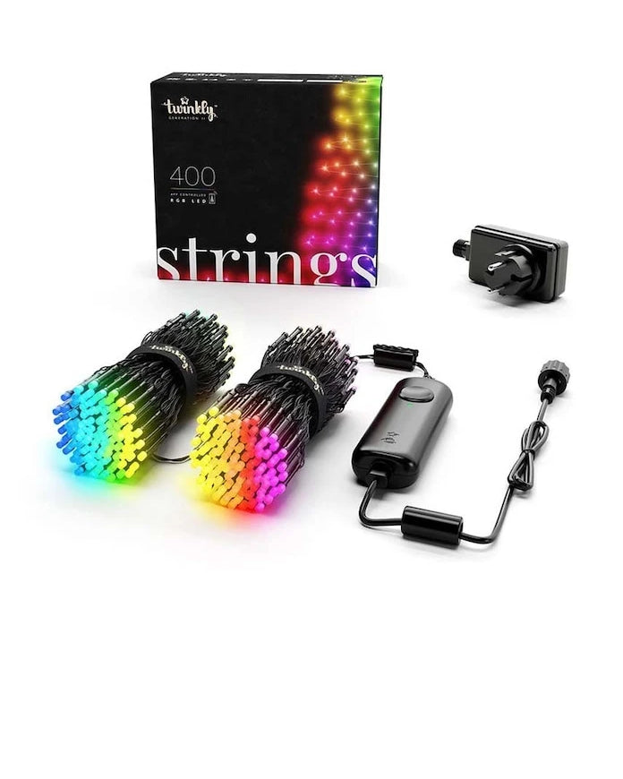 Twinkly Akıllı Yılbaşı Ağacı Işıkları Strings 400 LED RGB 32mb