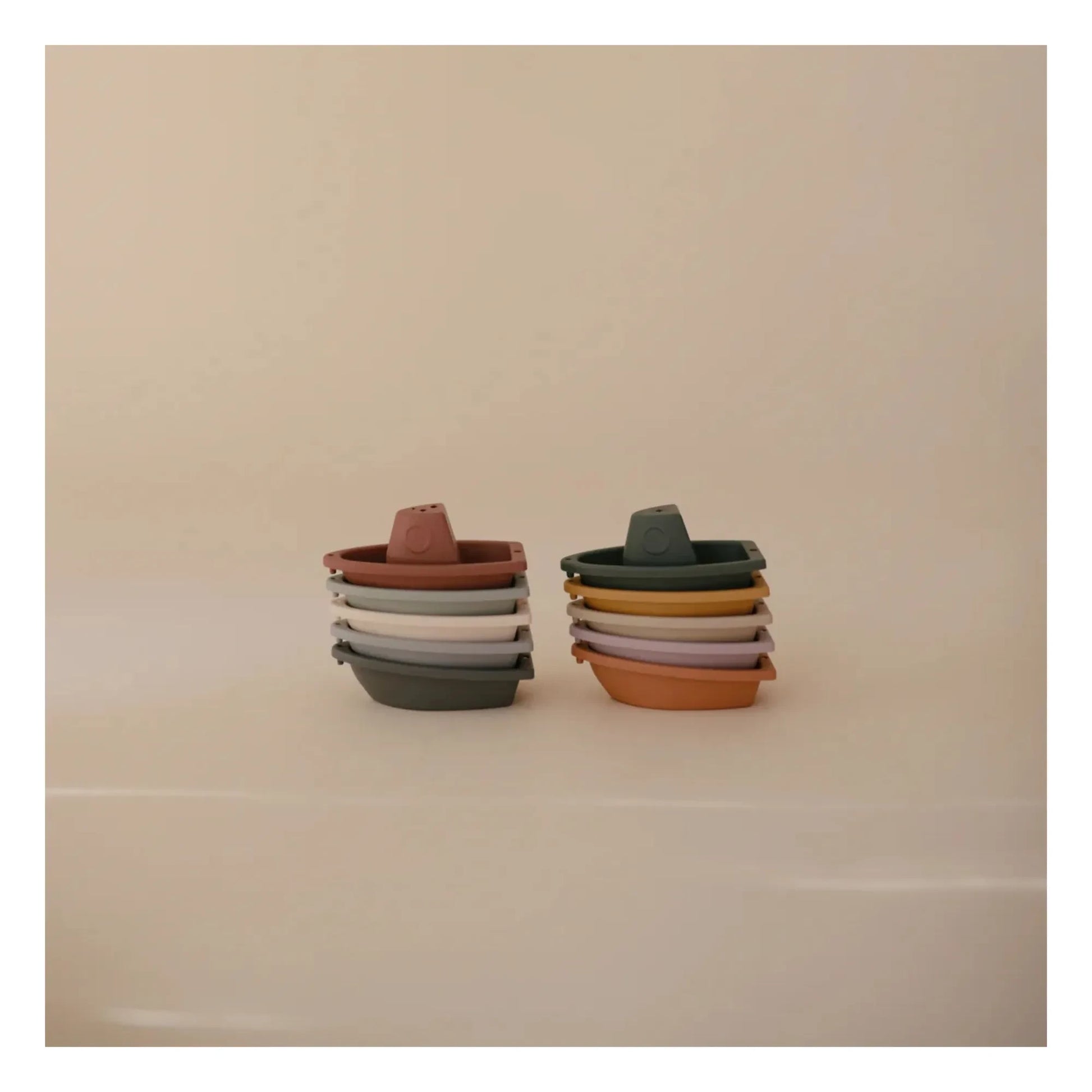 Mushie - Bateaux bath toys - Set of 5