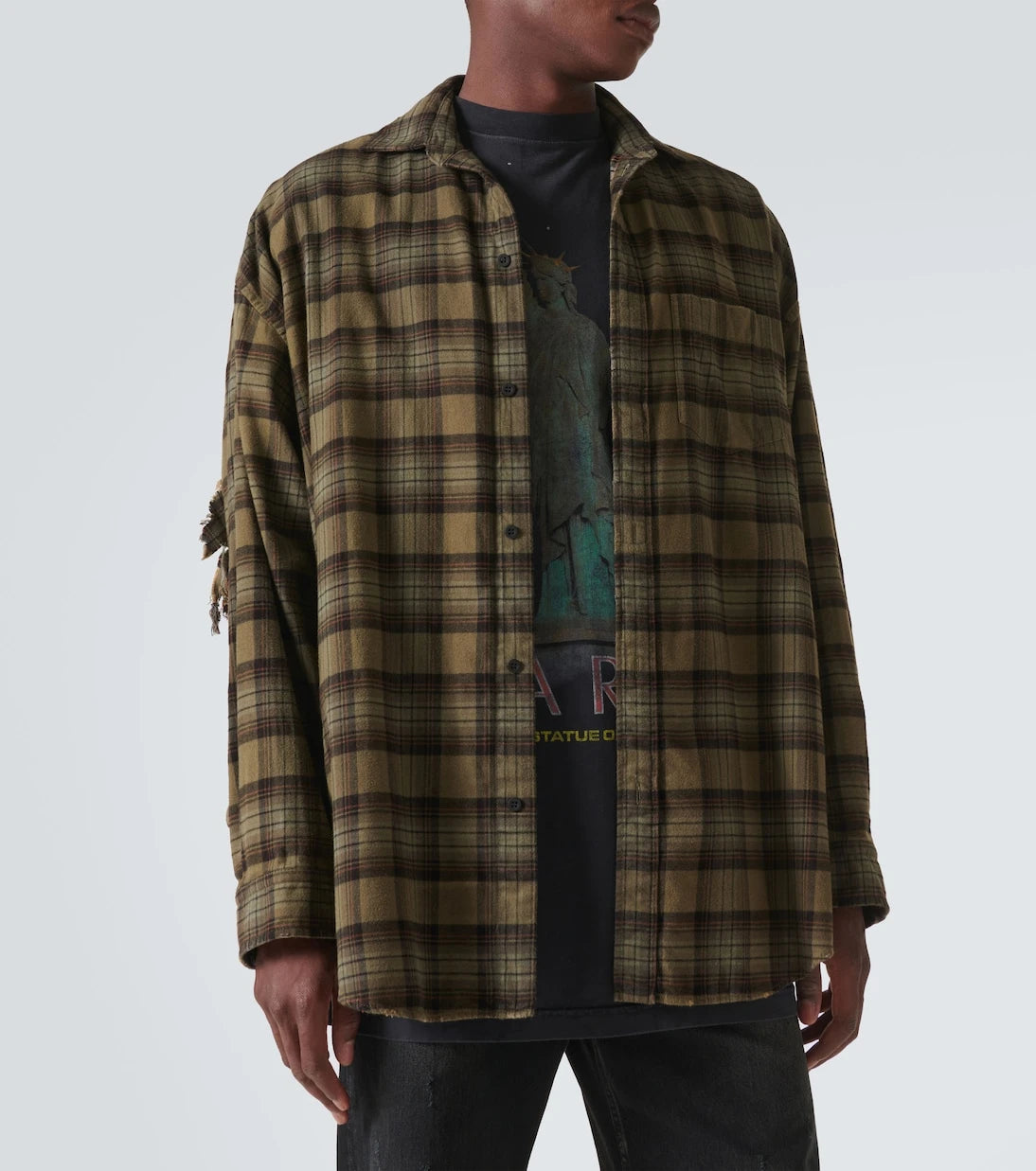 Balenciaga - Paris Liberty layered cotton shirt