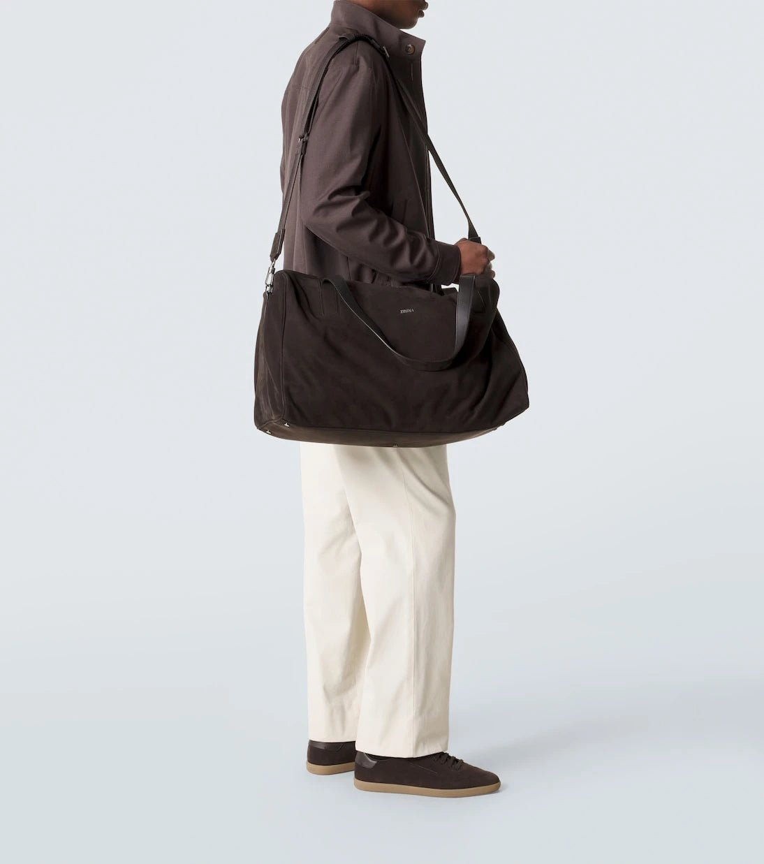Zegna - Leather duffel bag