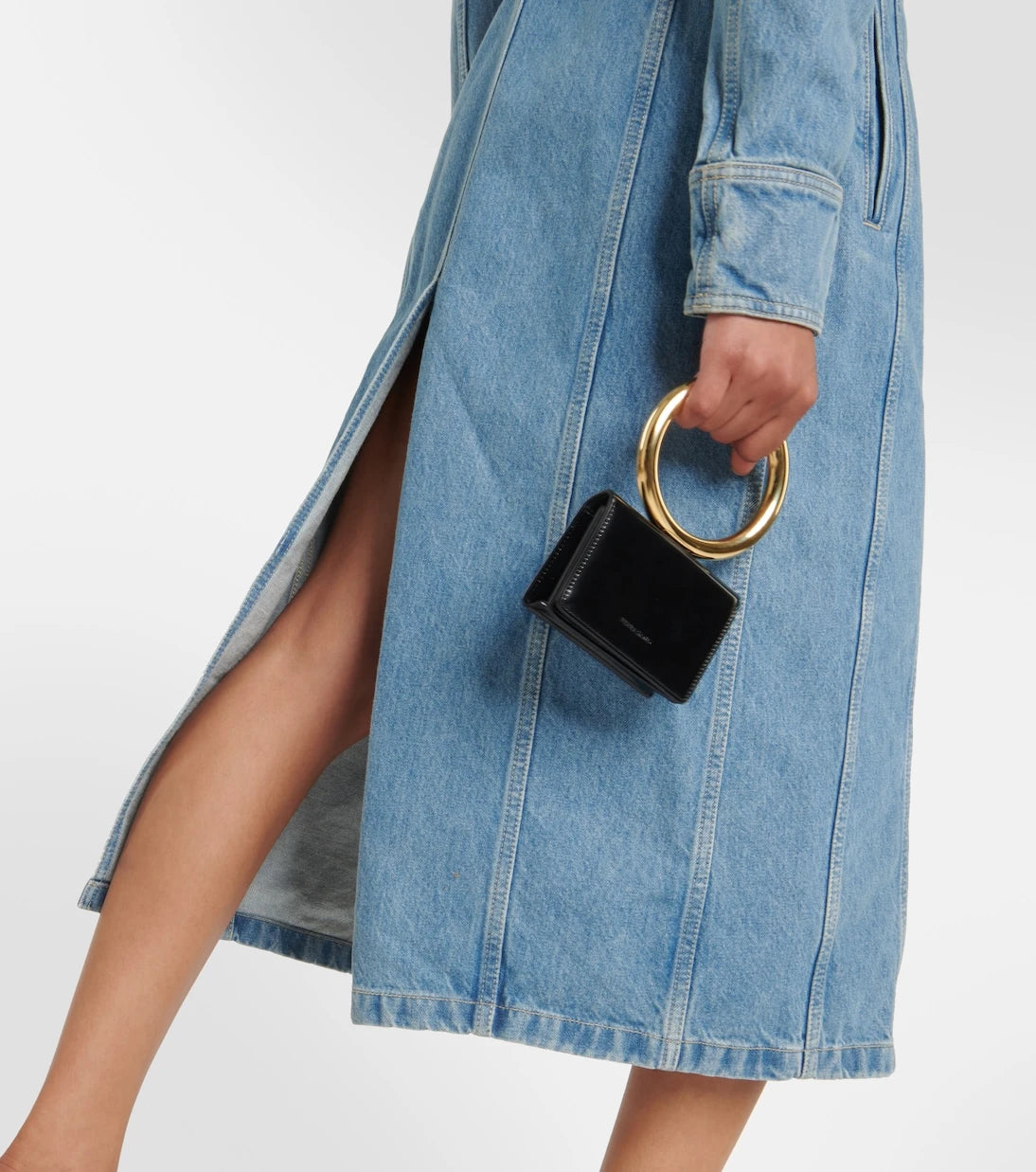 Ferragamo - Cotton denim shirt dress