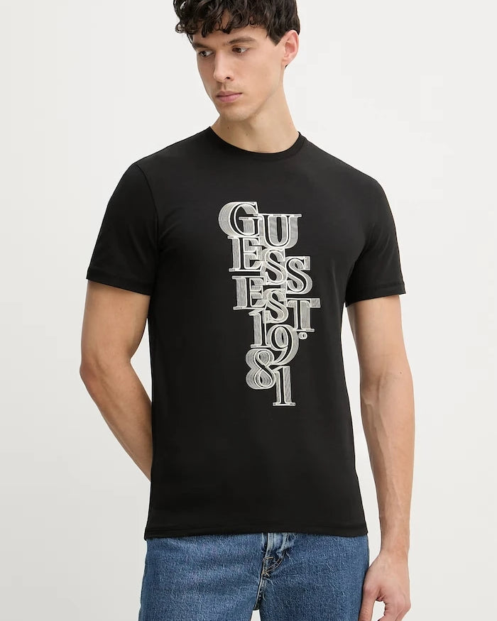 Guess erkek pamuklu elastanlı tişört